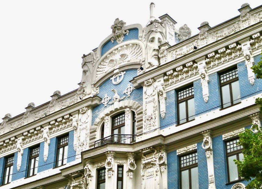 Art Nouveau building , Riga, Latvia
